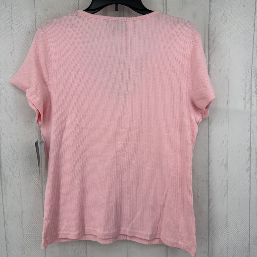 XL s/s v-neck top