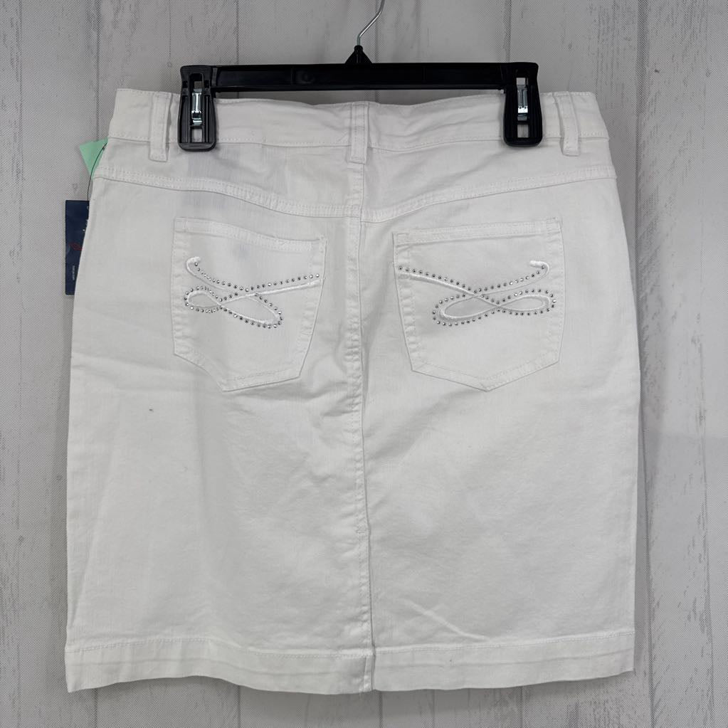 R46 8 denim mini skirt