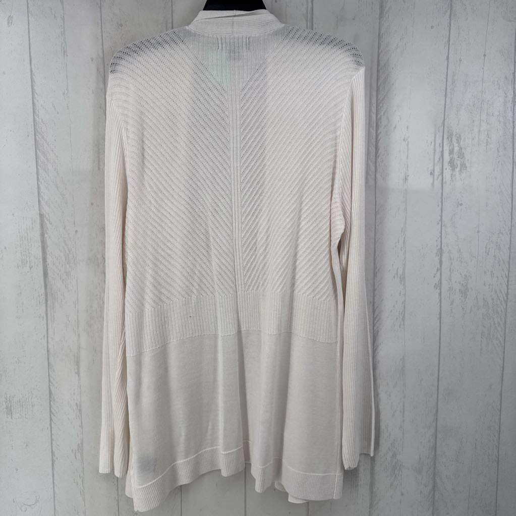 XL l/s open cardigan