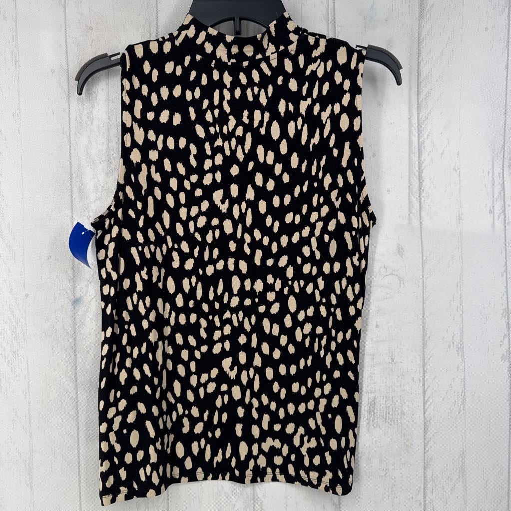 R40 M mock neck animal print tank