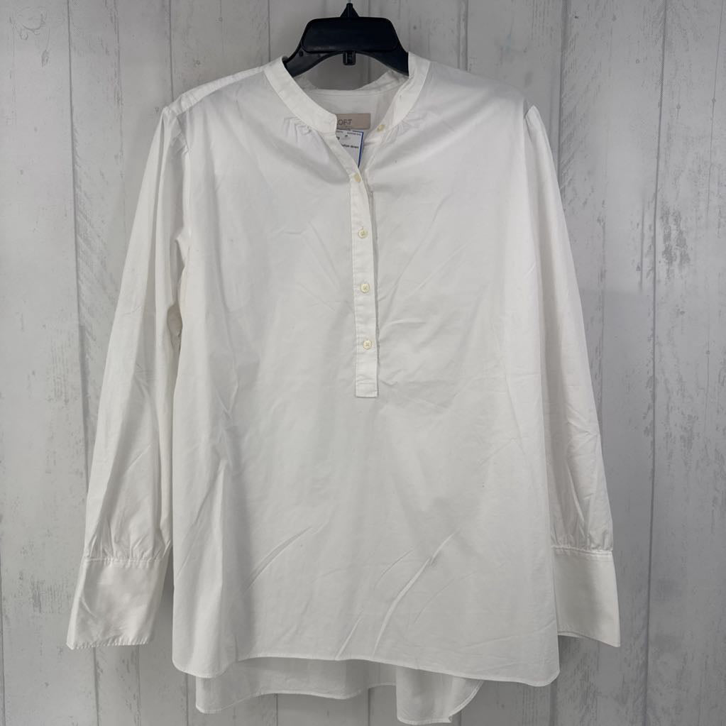 XL 1/2 button down l/s top