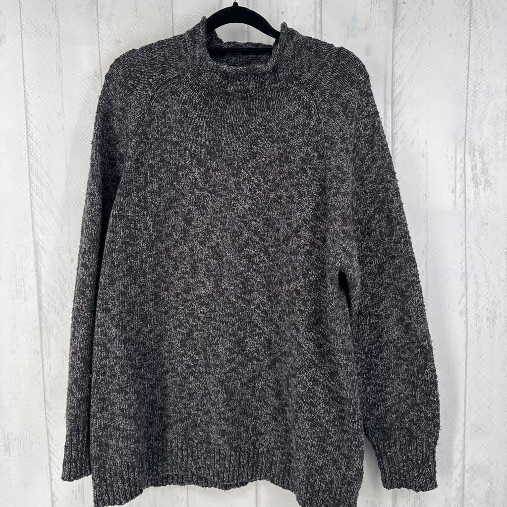2X mock neck sweater
