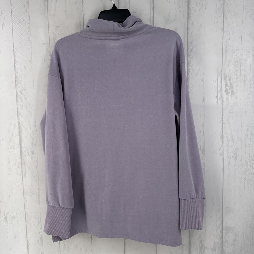 L cowl neck l/s pullover
