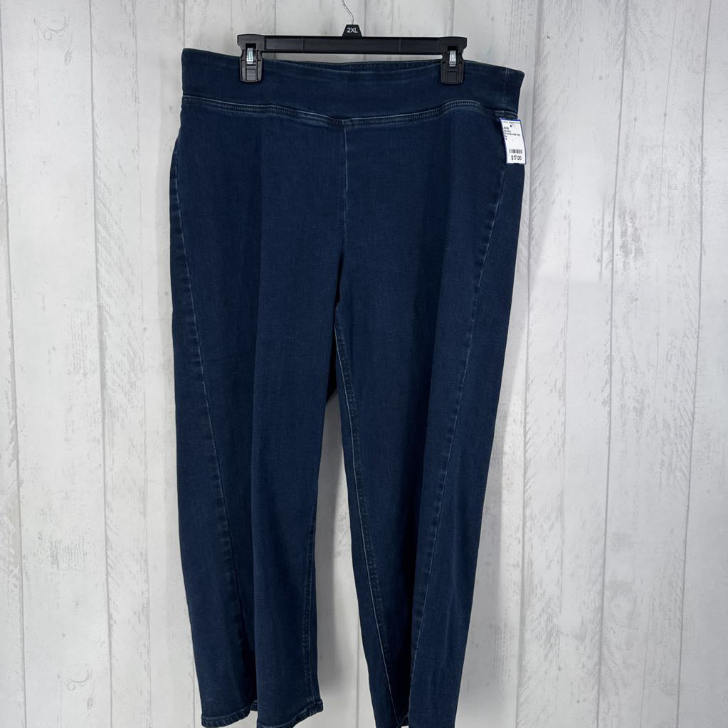 16 hi-rise wide leg jean