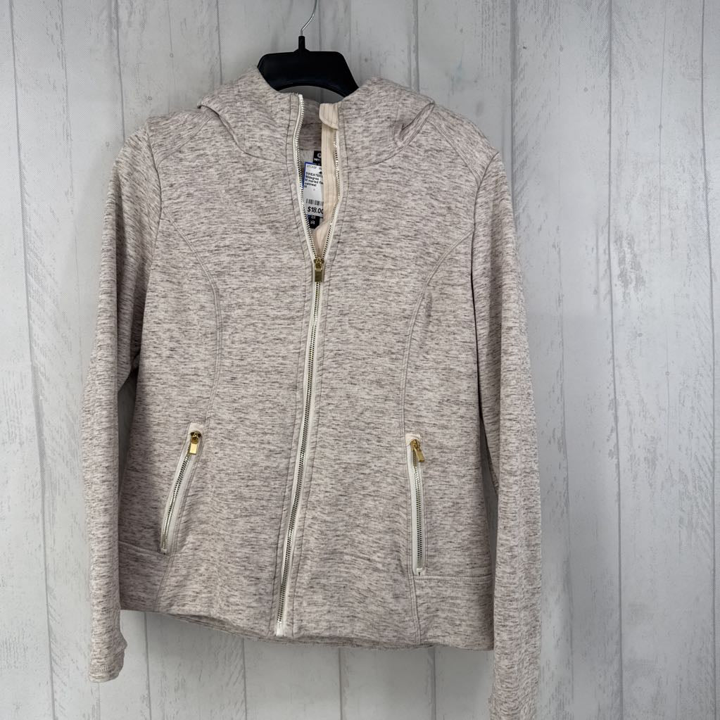 M marled fleece sweatshirt