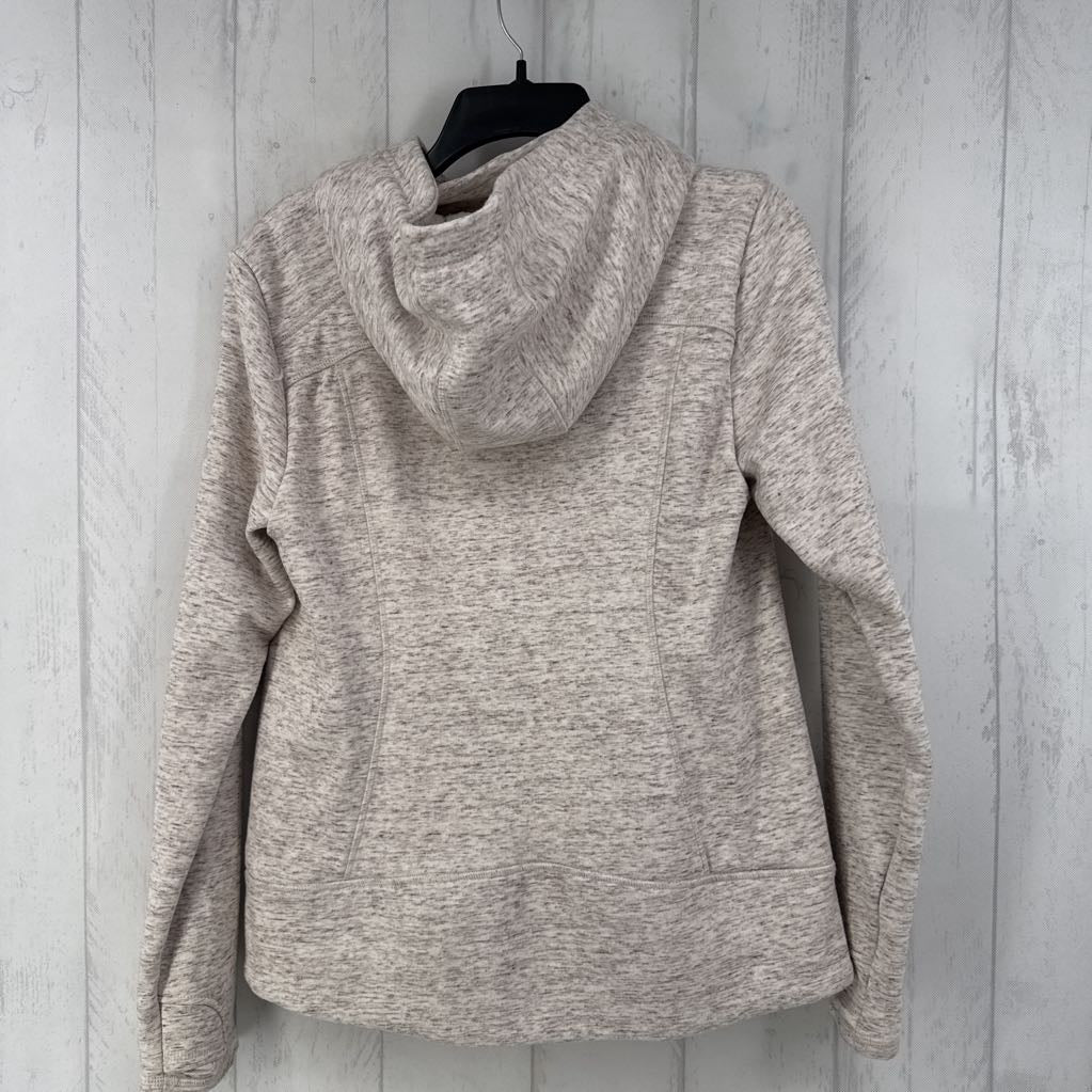 M marled fleece sweatshirt