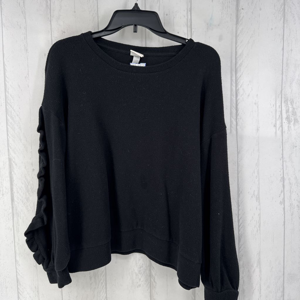 XXL ruffled slv sweater