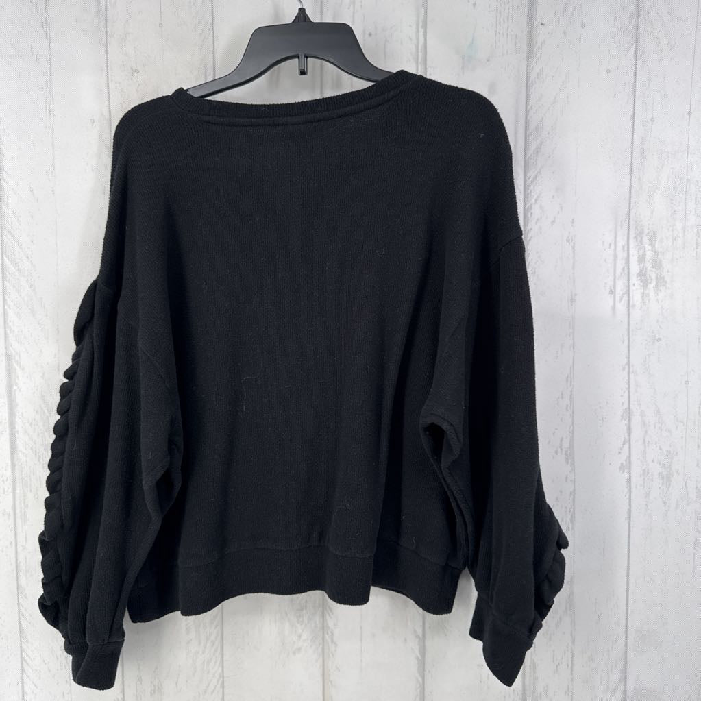XXL ruffled slv sweater