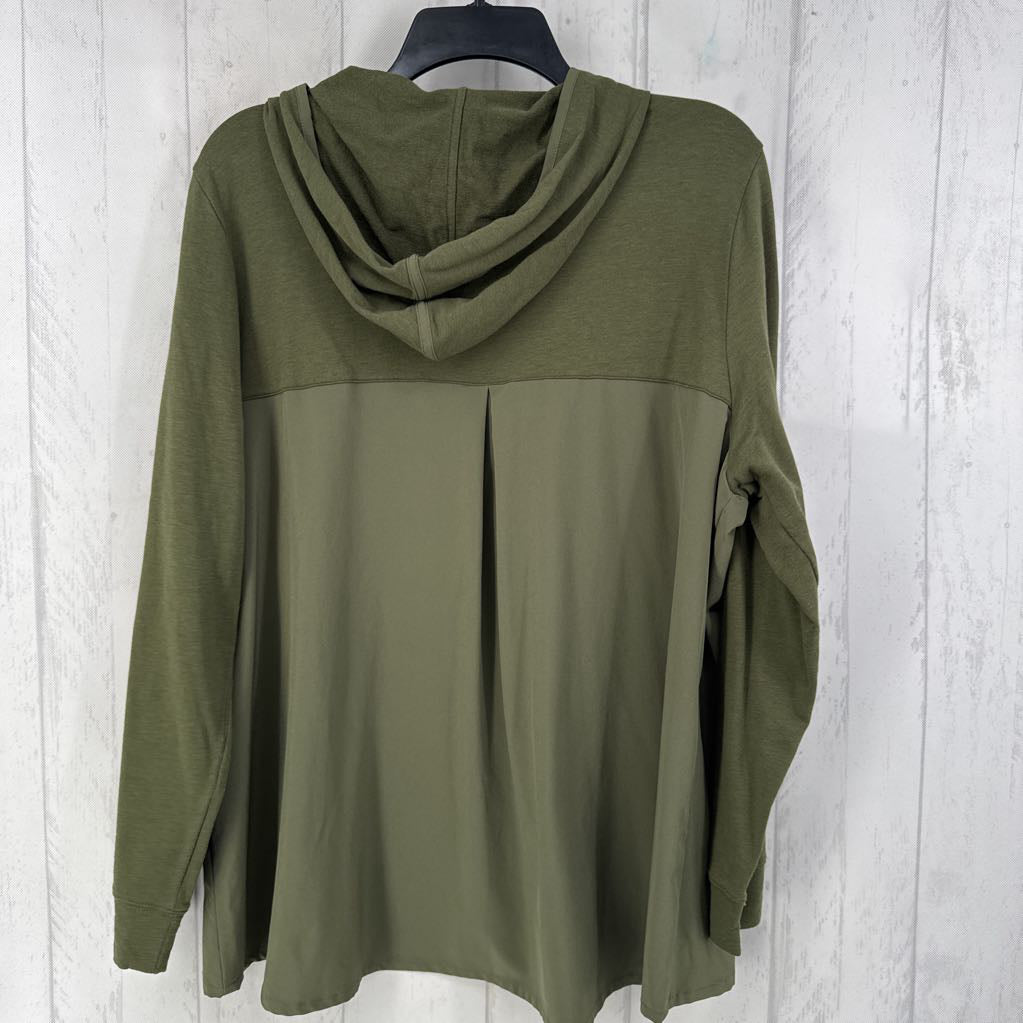 XL hooded l/s top