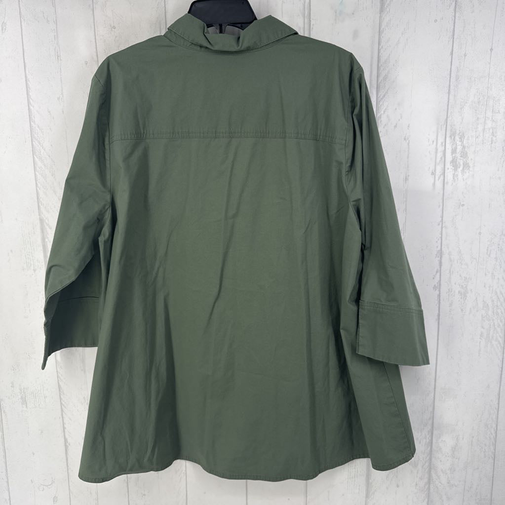 XL button down l/s top