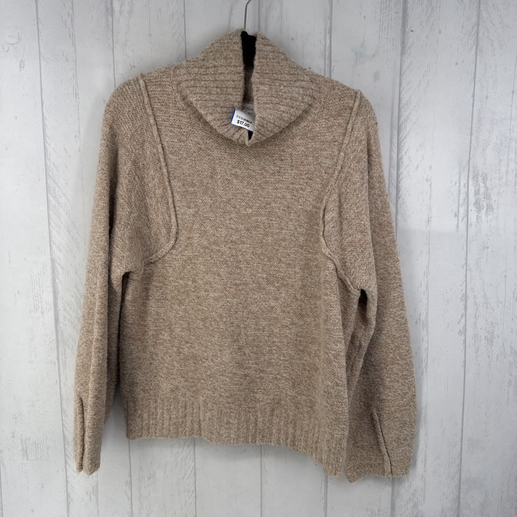 M mock neck sweater