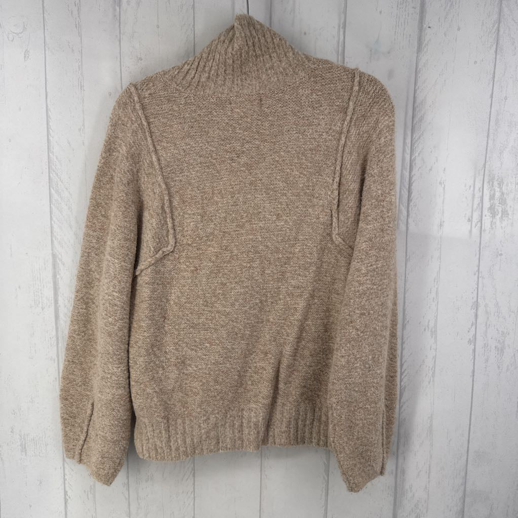 M mock neck sweater