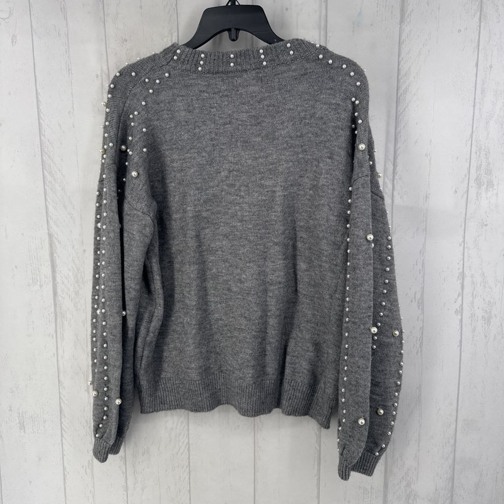 M pearl embelished sweater