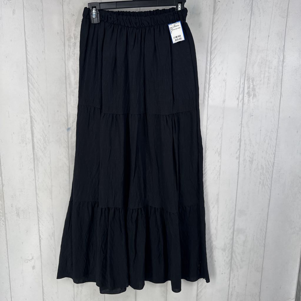 M tiered maxi skirt