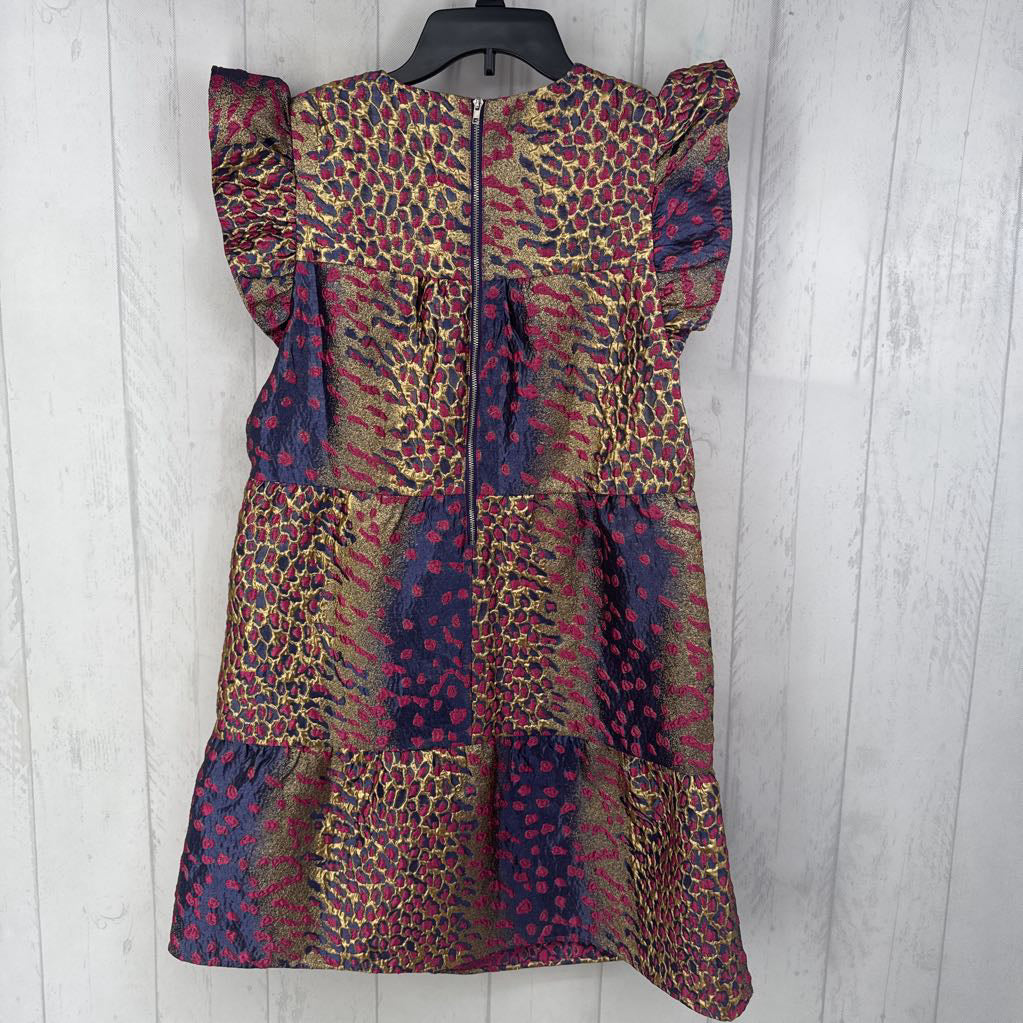 R118 M s/s animal print dress