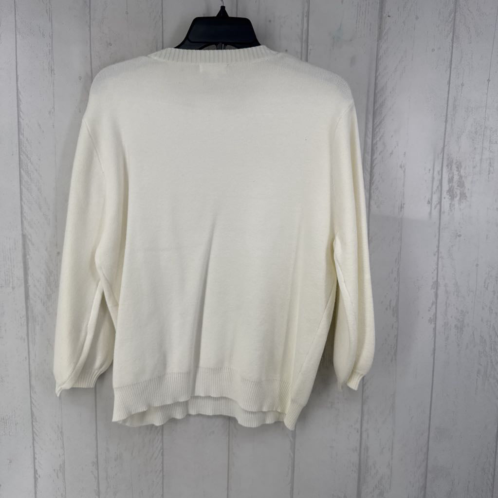 R74 M rhinestone embelished sweater