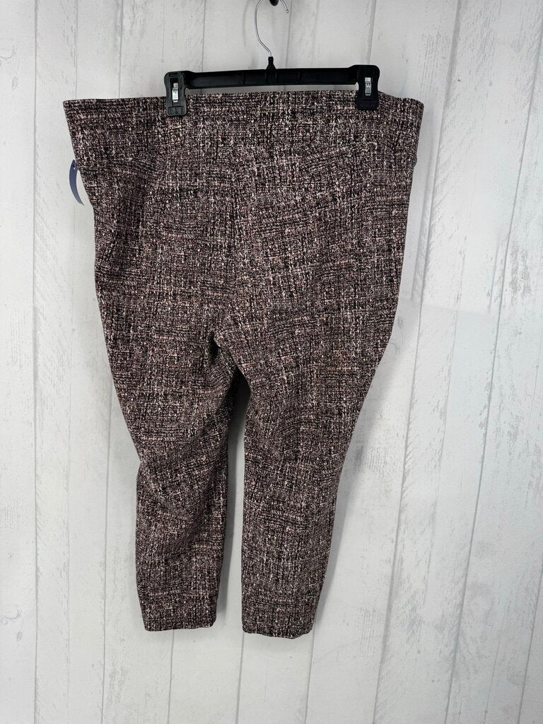 3s print pull on knit pants