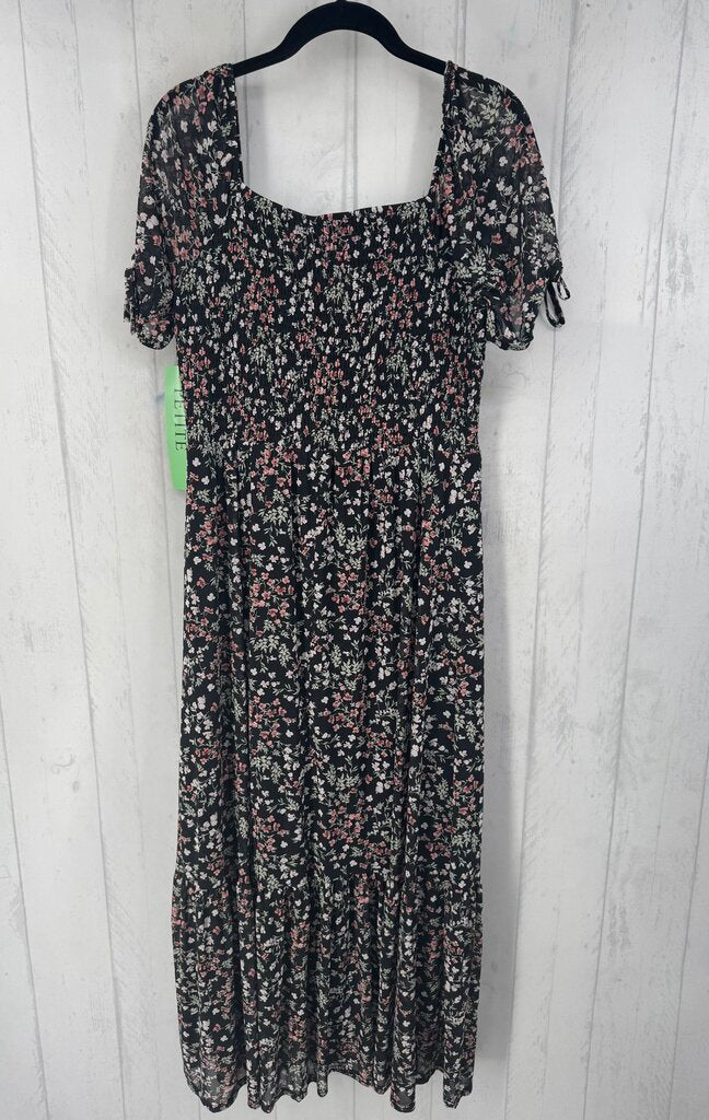 Lp smocked flo print s/s dress