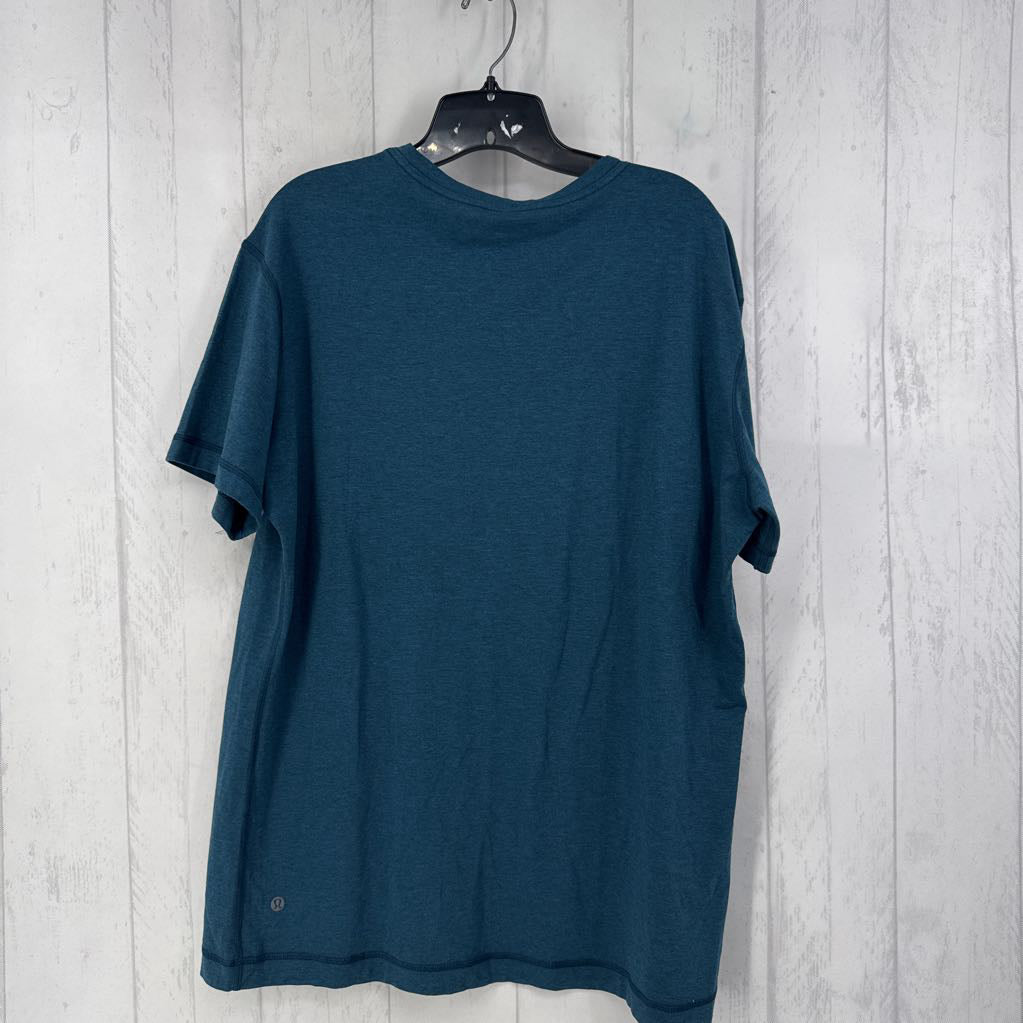 XXL s/s geometric tennis court graphic tee