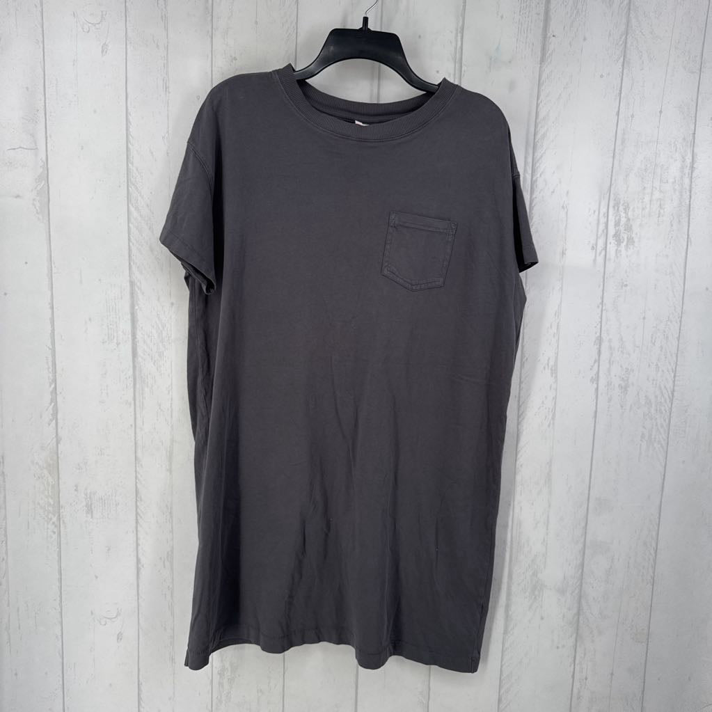 L crewneck s/s t-shirt dress