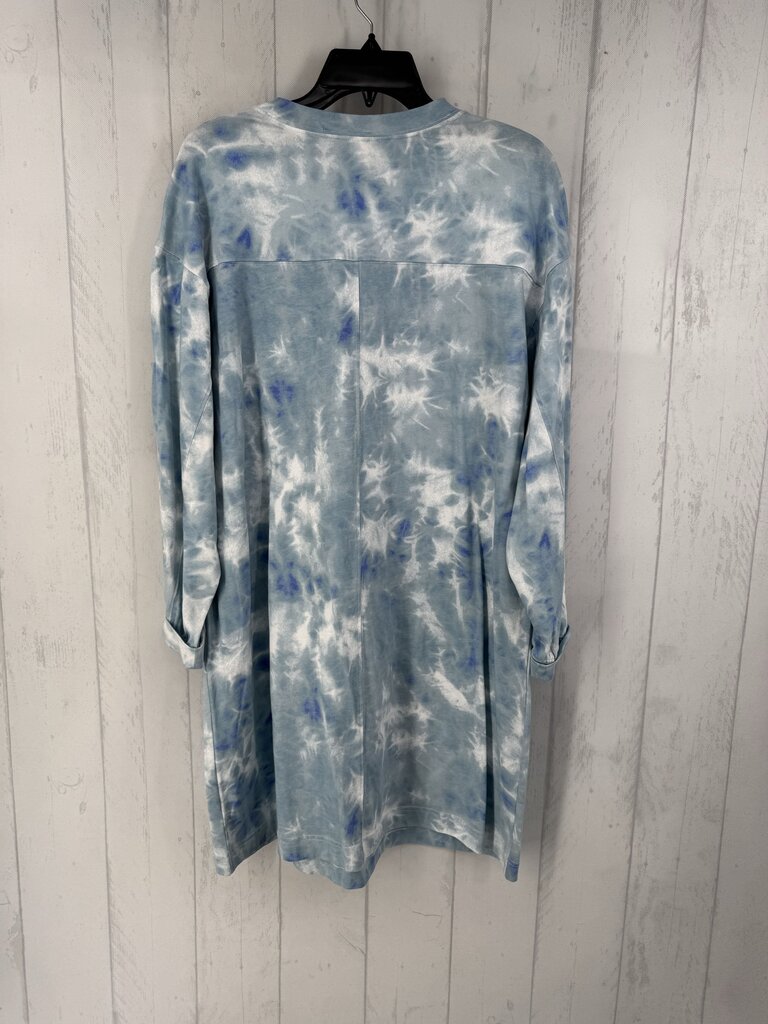 L tie-dye l/s t-shirt dress