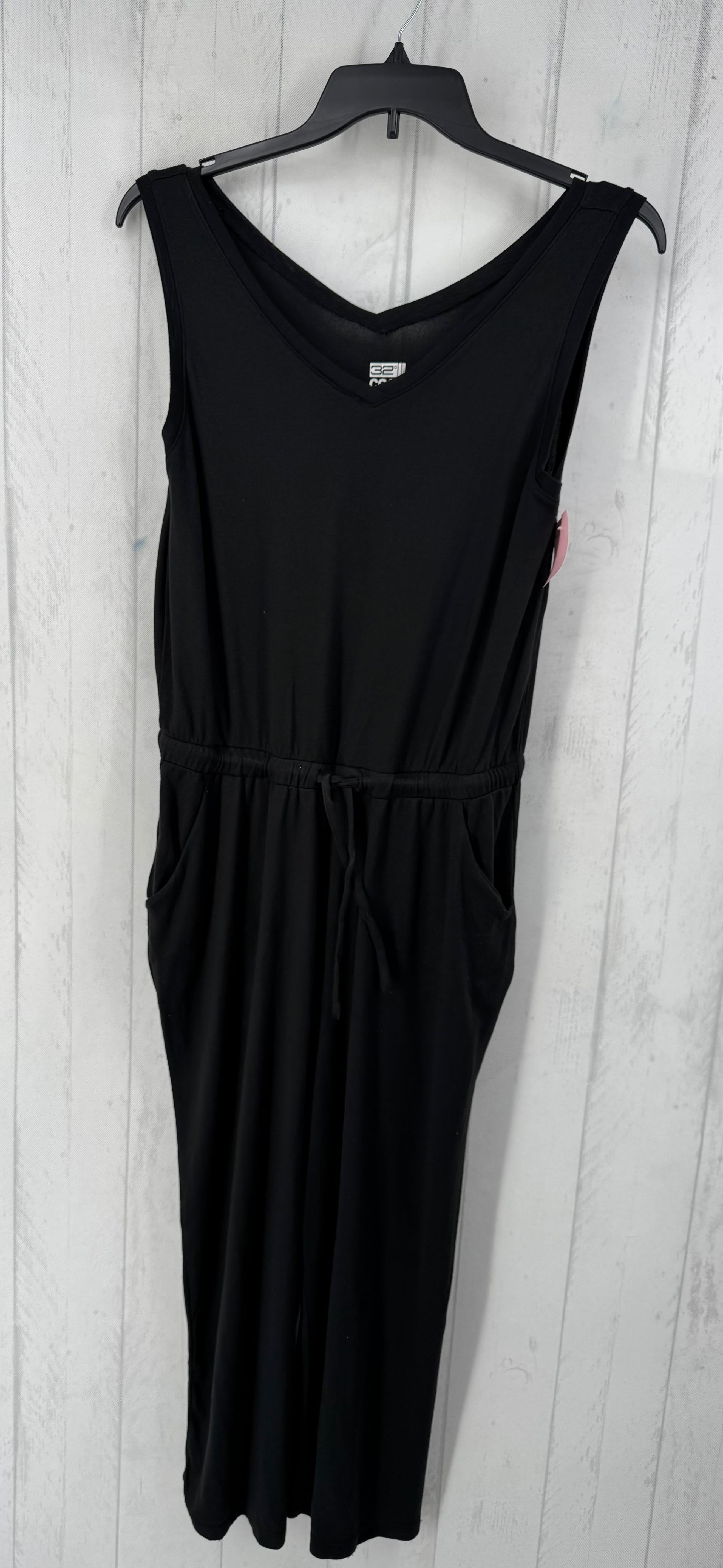 L v-neck slvls jumpsuit