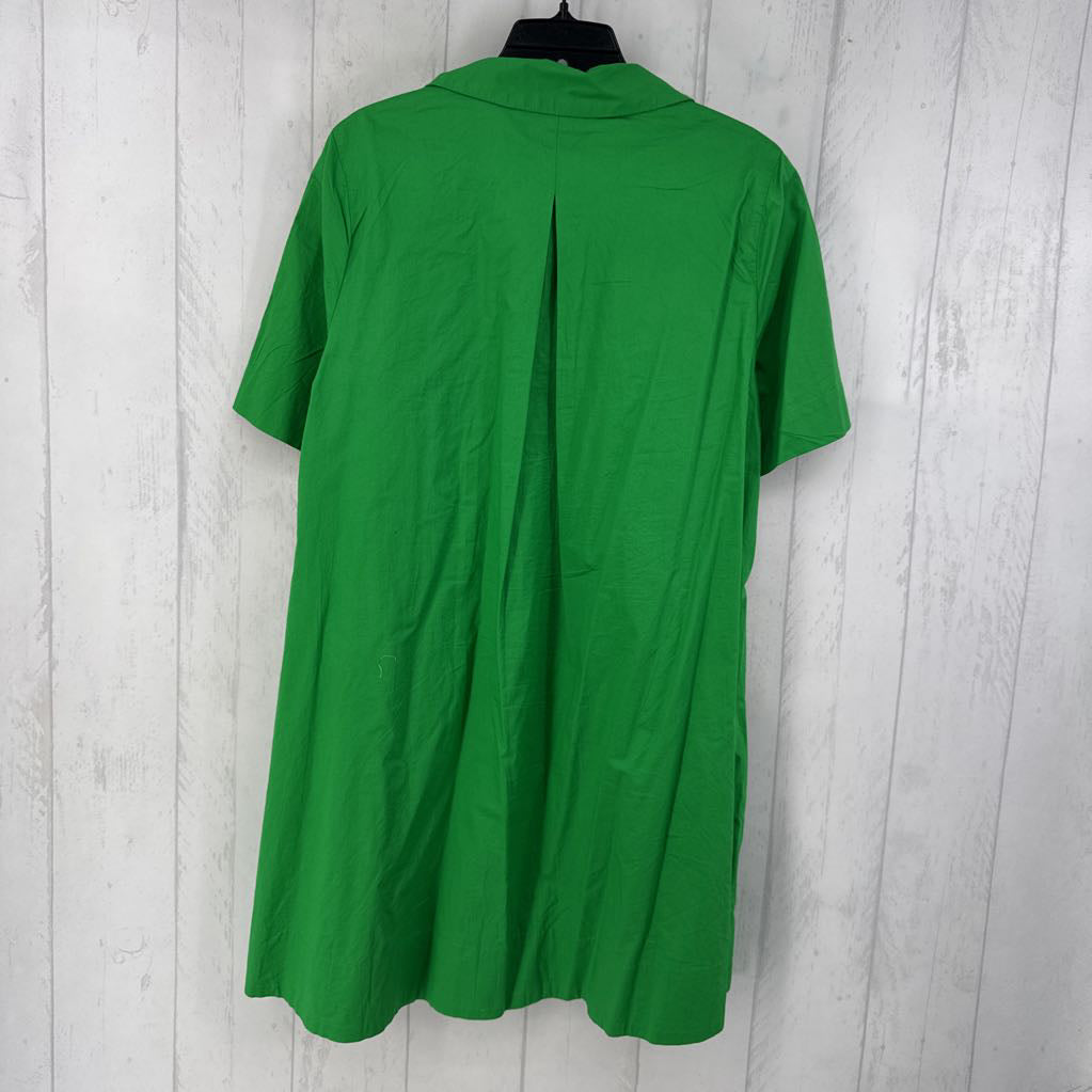 M quarter button down s/s dress