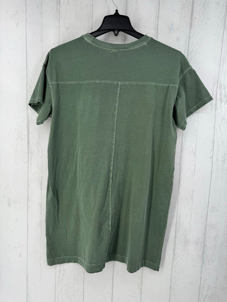 L crewneck s/s t-shirt dress