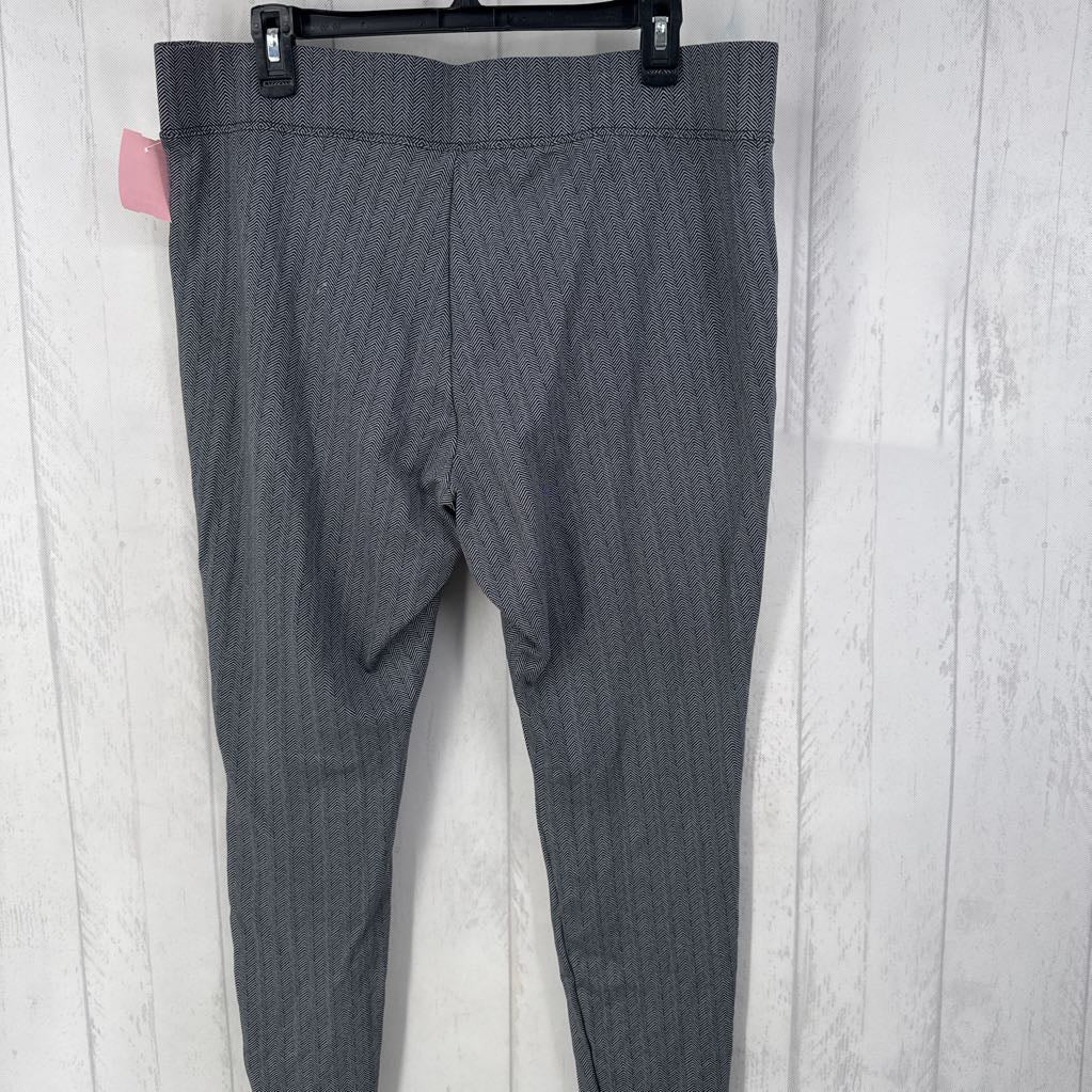 XL herringbone print hi rise legging