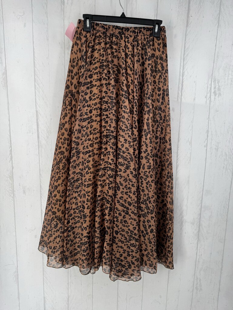 M animal print skirt