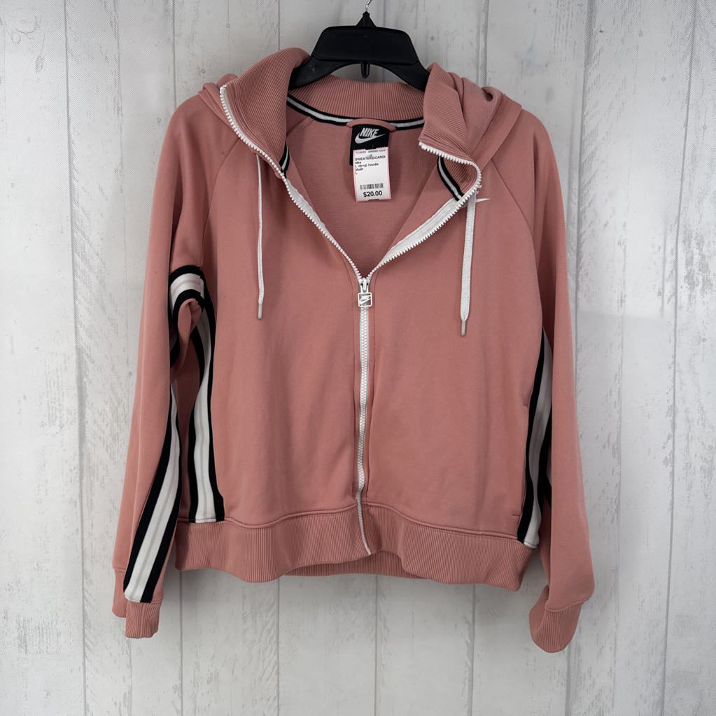 L zip-up hoodie