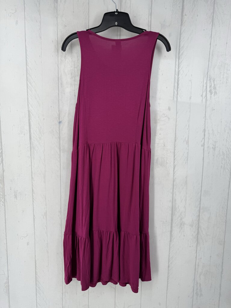 XL scoop neck tiered slvls dress