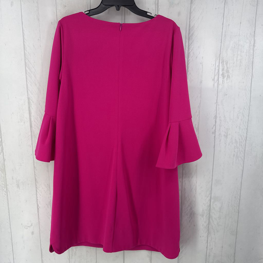 14w ruffled slv shiftdress