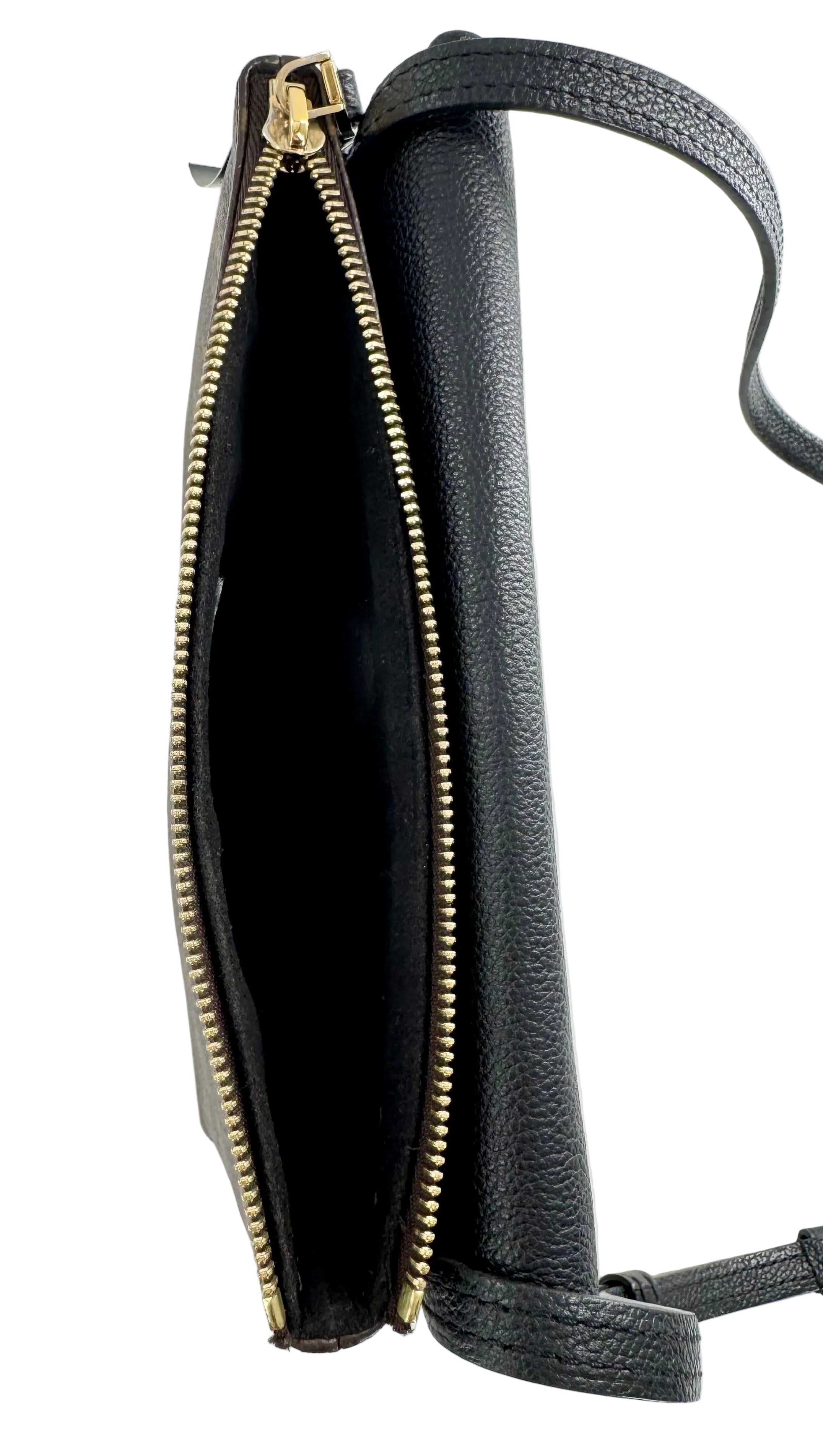 Louis Vuitton Monogram Twice crossbody w/ leather flap closure