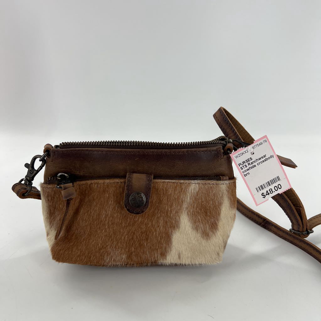 cowhide crossbody