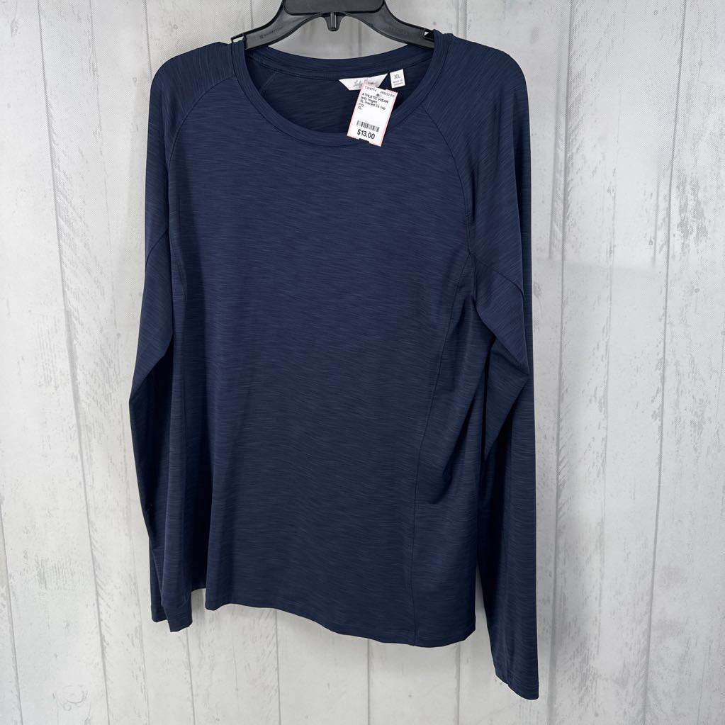 XL marled l/s top