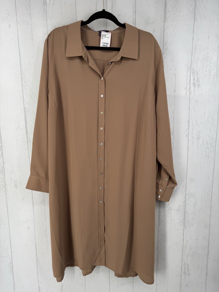 26w button down l/s dress