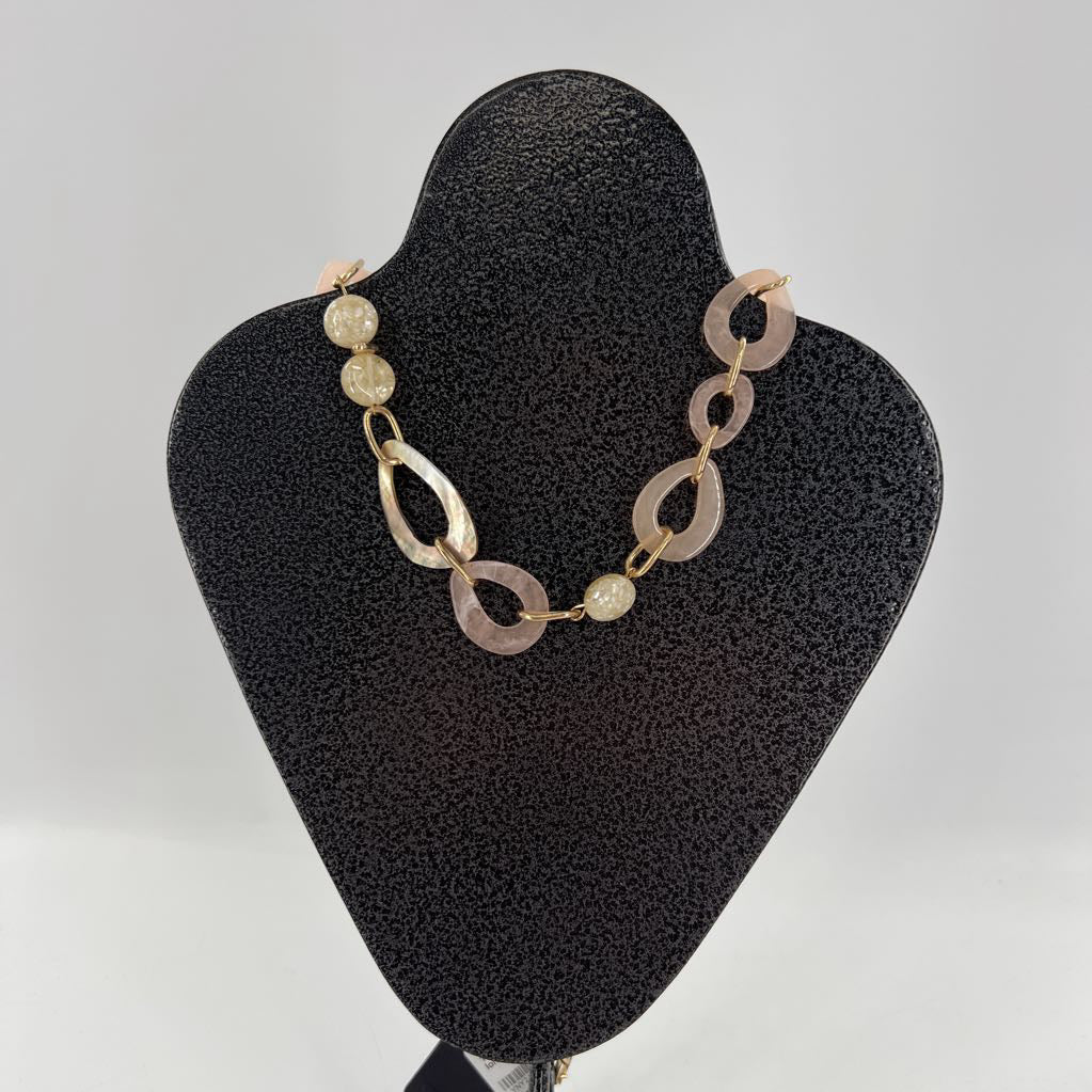 15" acrylic beaded long necklace