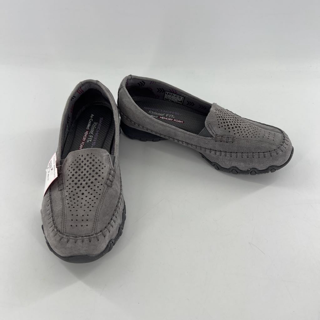 7 suede slip-on loafer