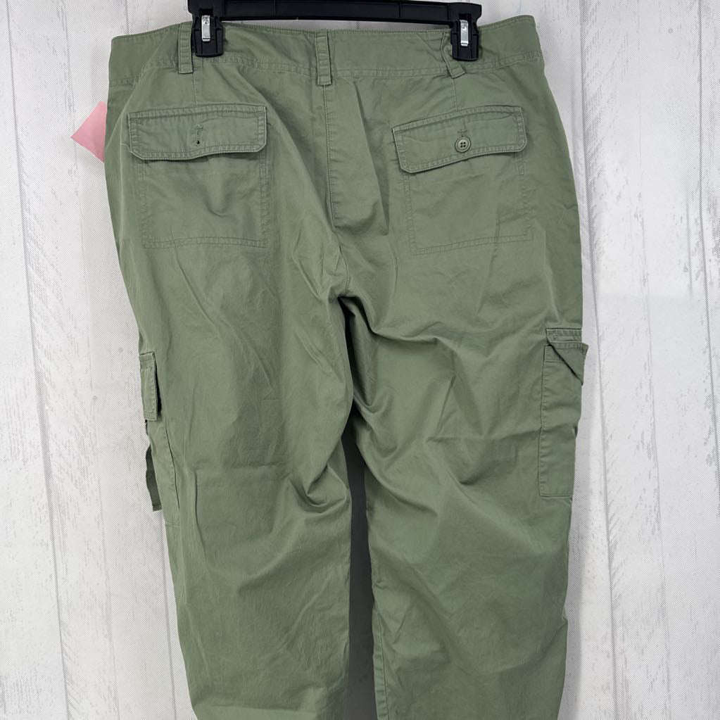 14 twill cropped jogger