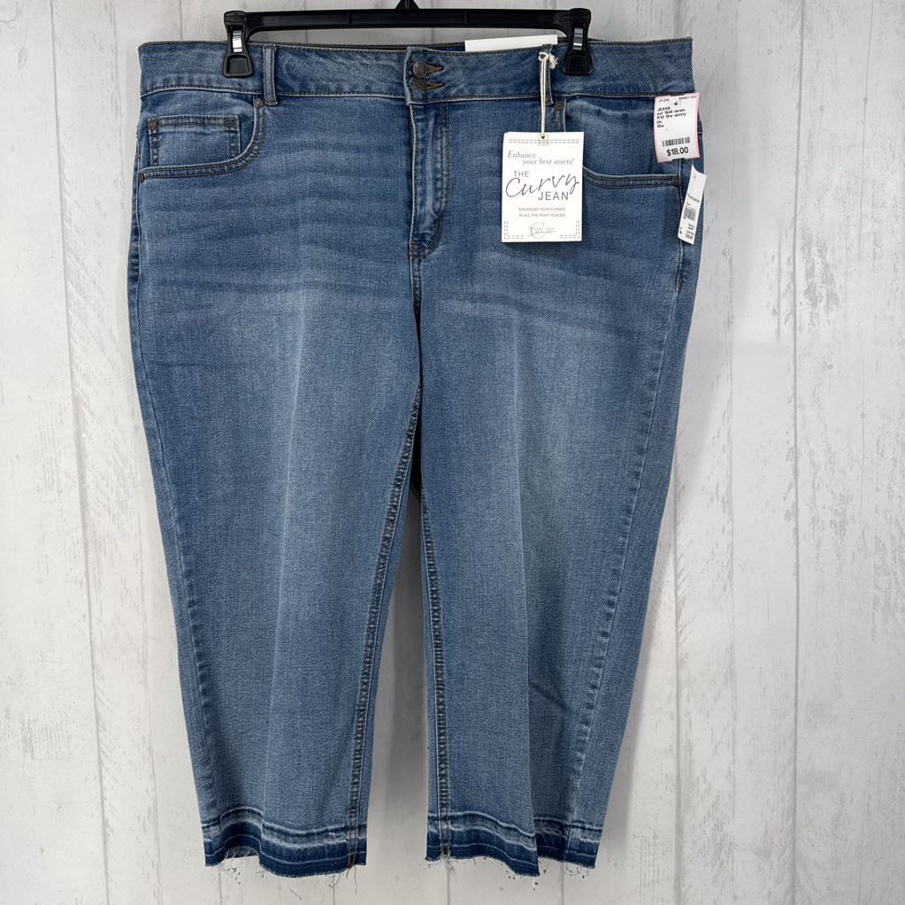 R30 18w skinny crop jean