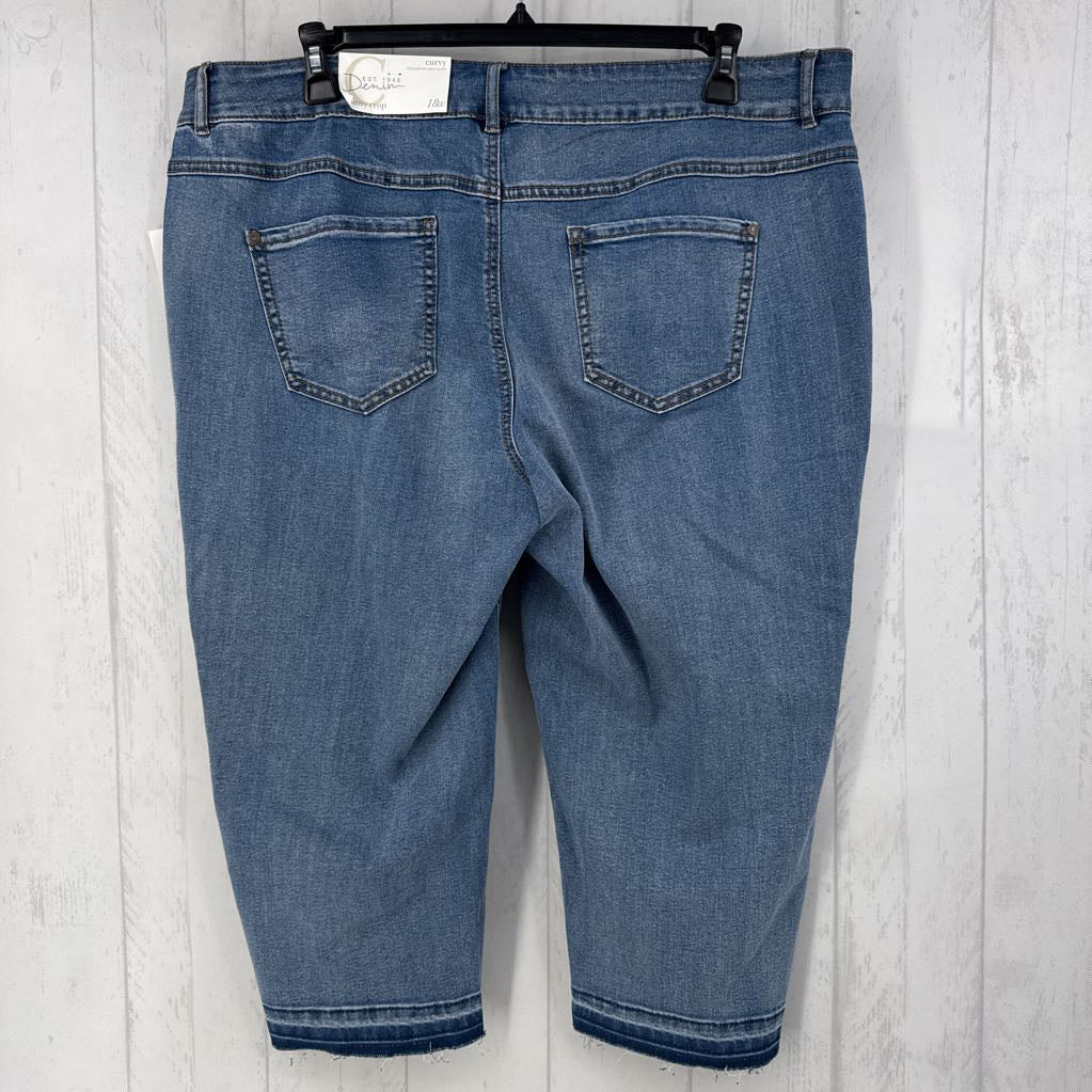 R30 18w skinny crop jean