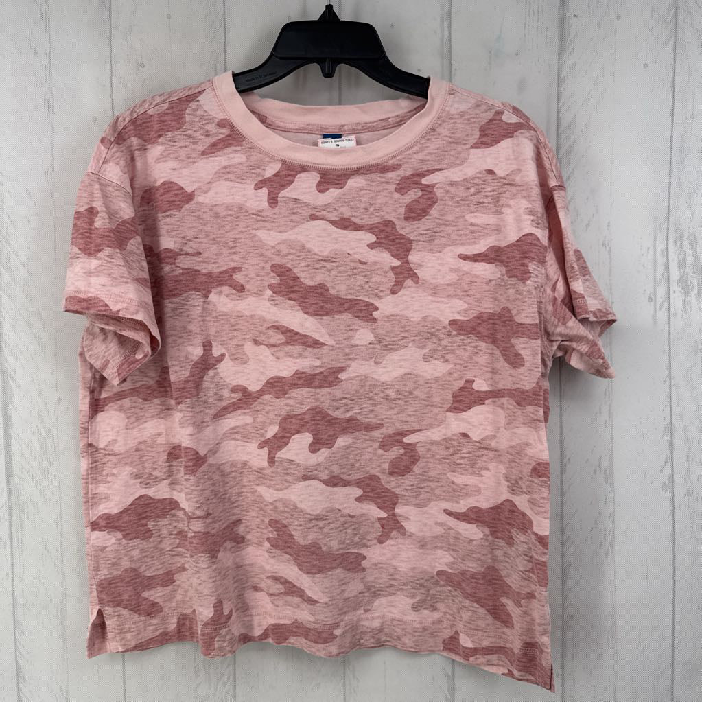 L camo print s/s tee