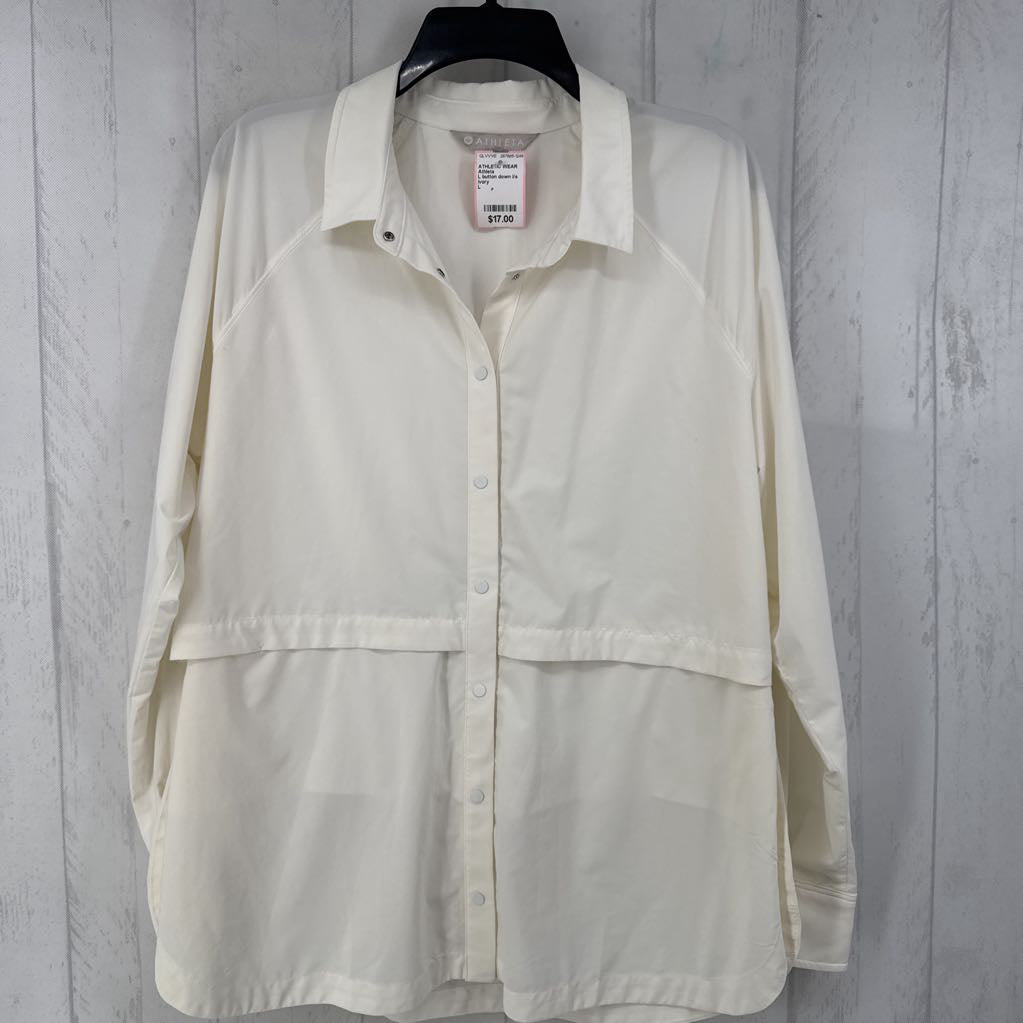 L button down l/s top