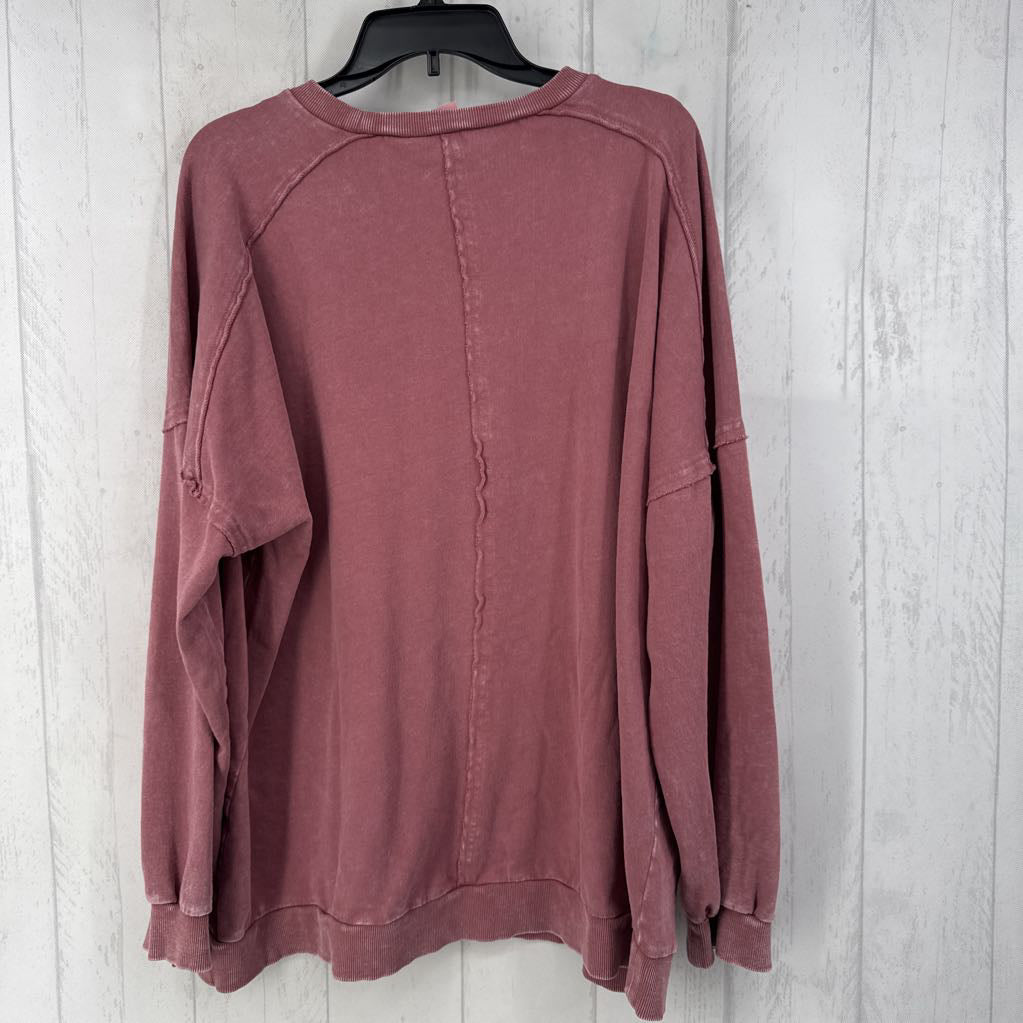 2X lightening bolt patch crewneck sweatshirt