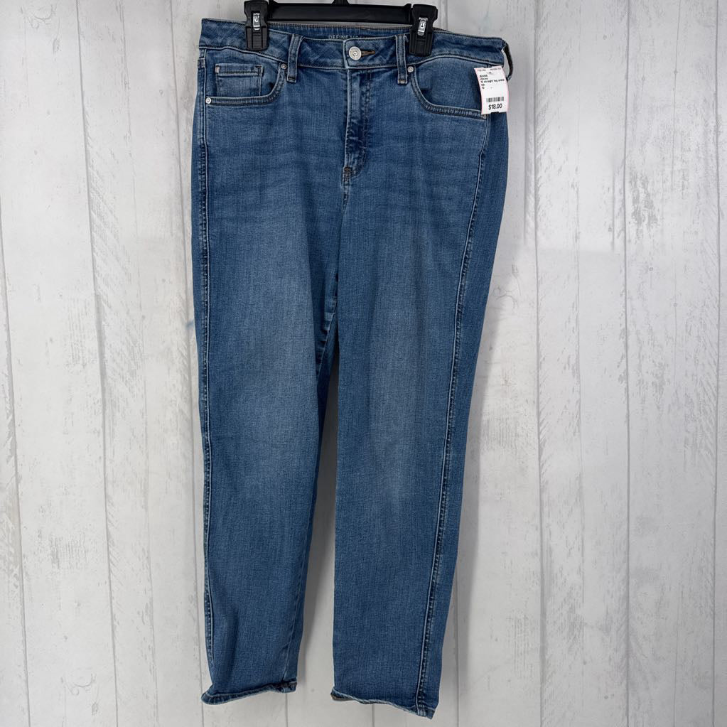 10 straight leg ankle jean