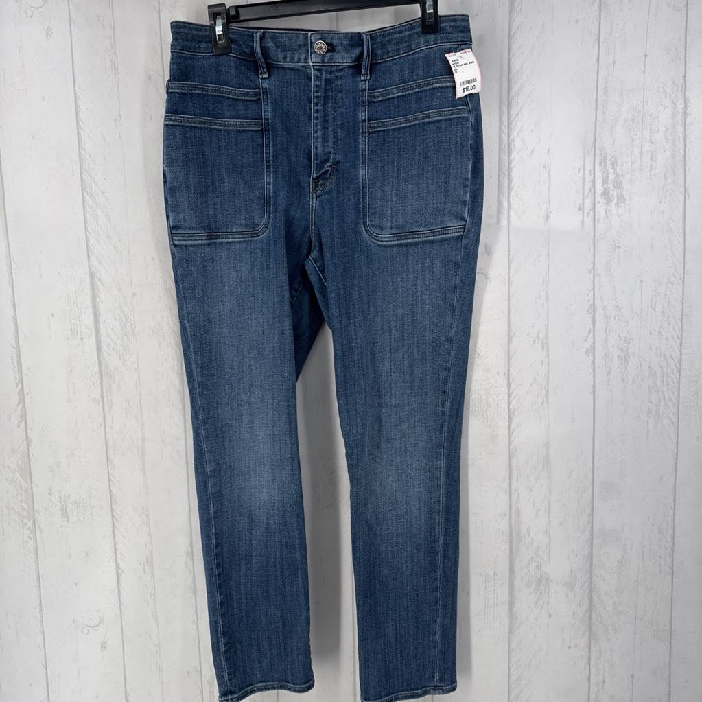 12 hi-rise slim ankle jean