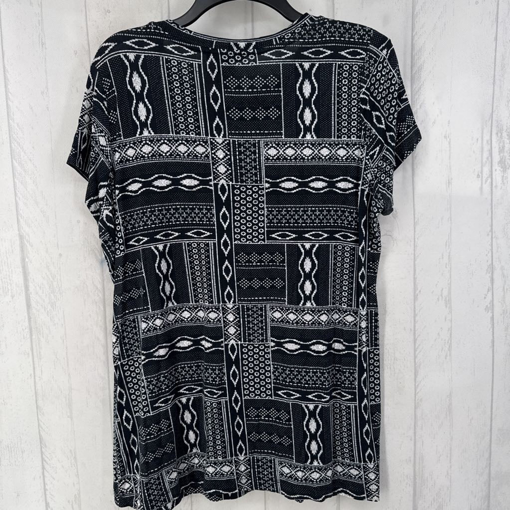 0X printed s/s tee