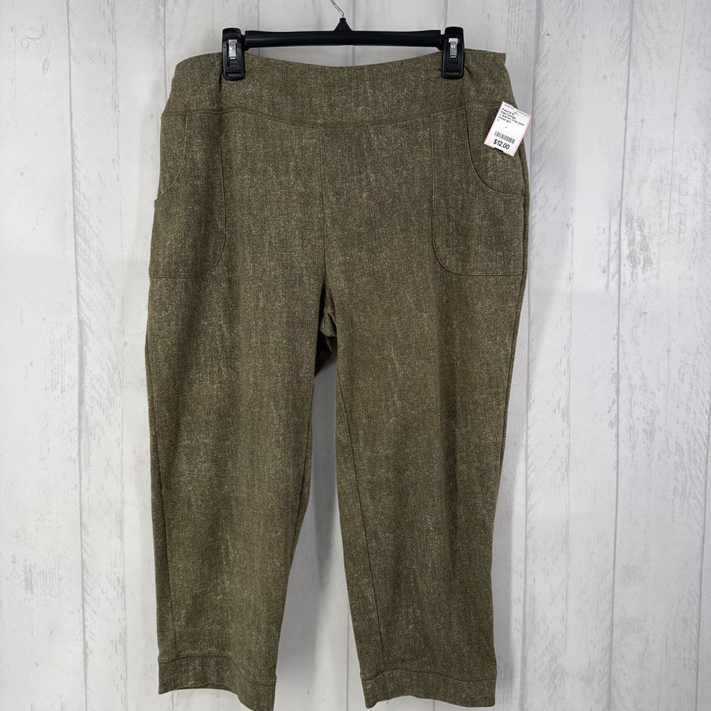 L pull-on crop pant