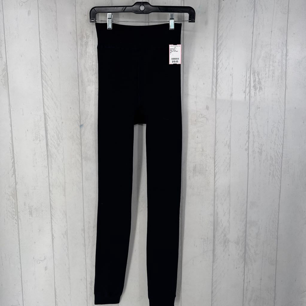 L.faux fur lined legging